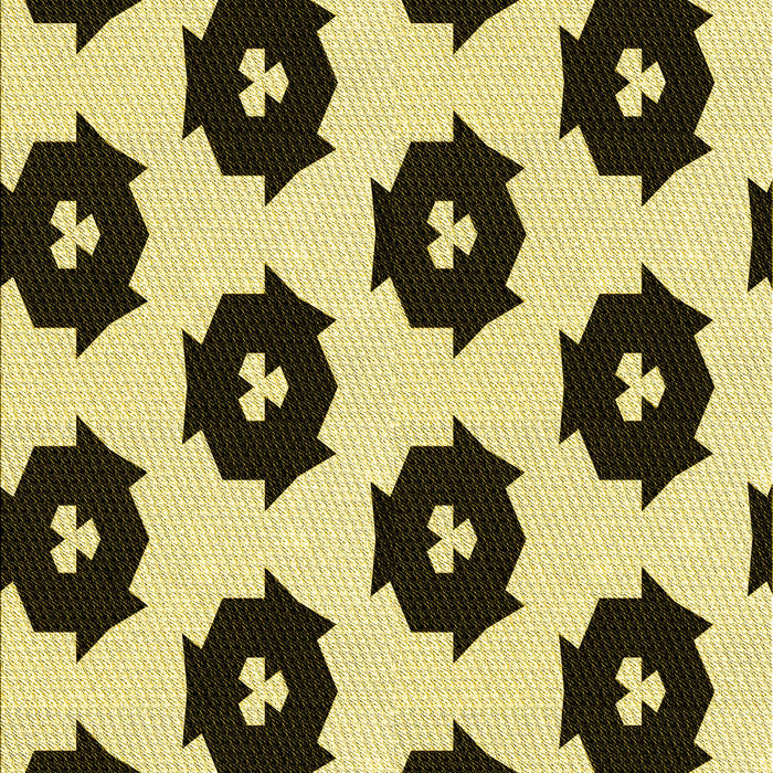 Patterned Bakers Brown Rug, pat548yw