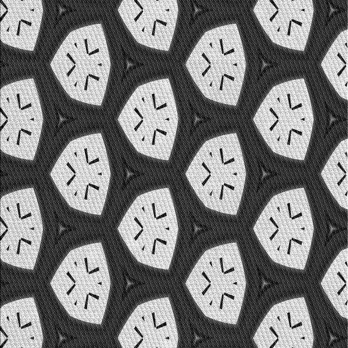 Patterned Charcoal Black Rug, pat549gry