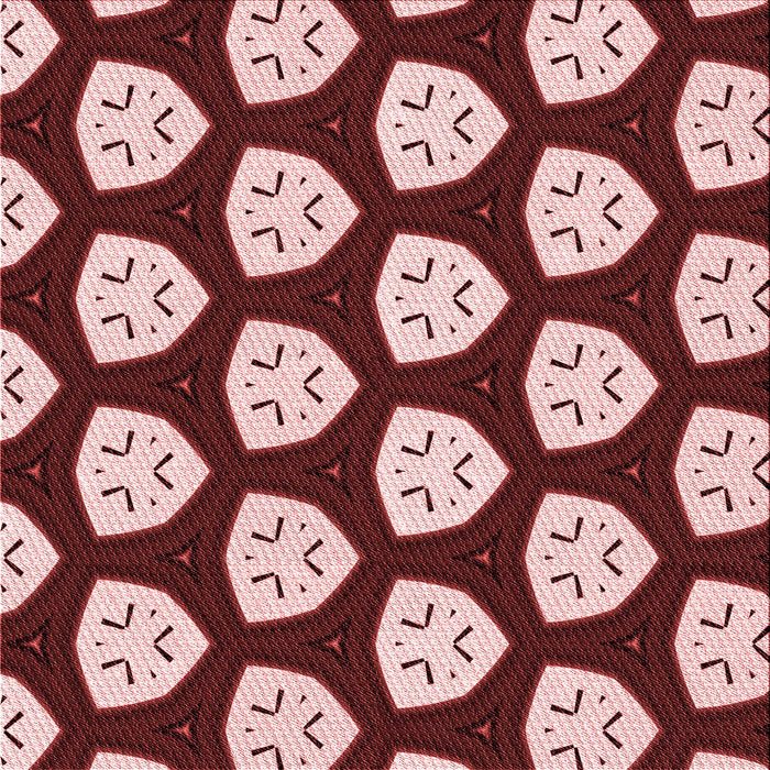Round Patterned Pastel Pink Rug, pat549rd