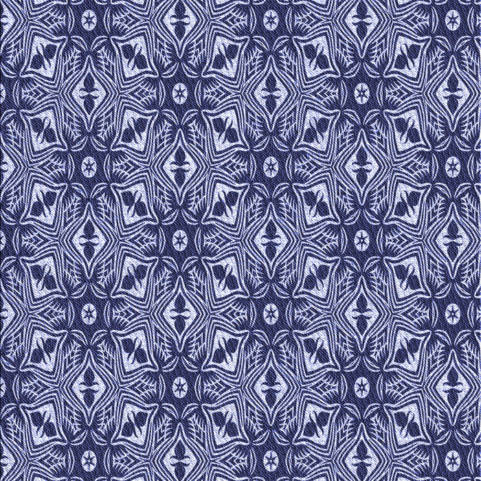 Patterned Denim Dark Blue Rug, pat550blu