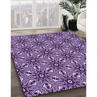 Patterned Purple Rug, pat550pur