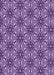 Machine Washable Transitional Purple Rug, wshpat550pur