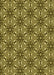 Patterned Golden Brown Yellow Rug, pat550yw