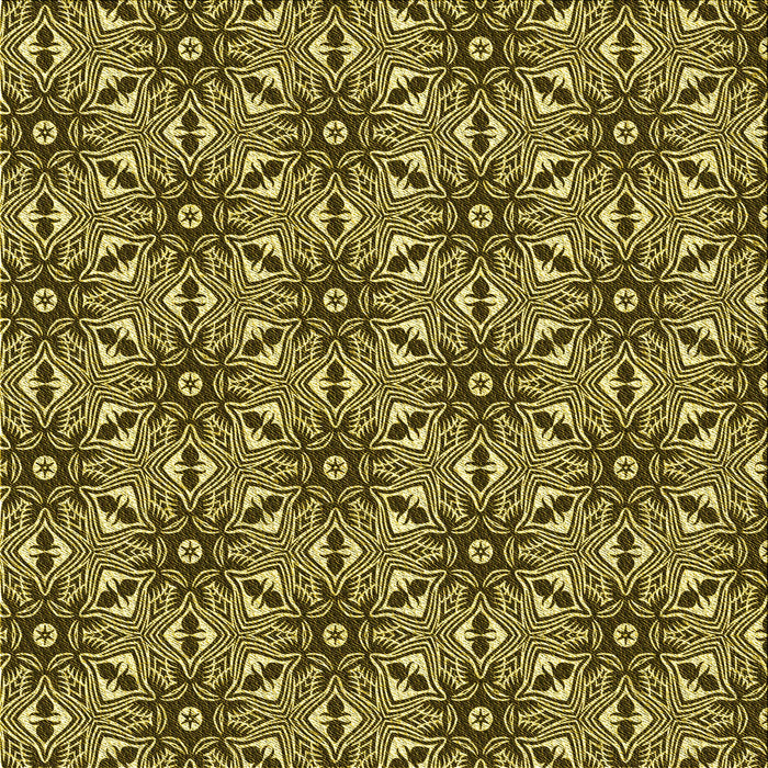 Round Machine Washable Transitional Golden Brown Yellow Rug, wshpat550yw