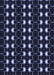 Patterned Night Blue Rug, pat551blu