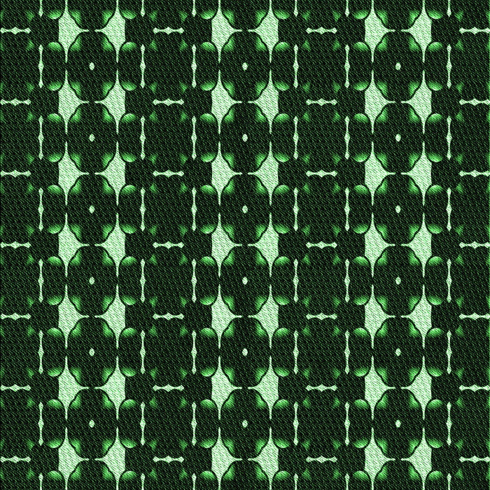 Patterned Black Rug, pat551grn