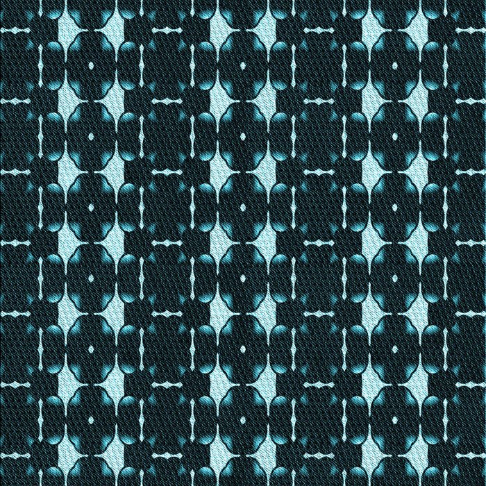 Patterned Deep-Sea Green Rug, pat551lblu