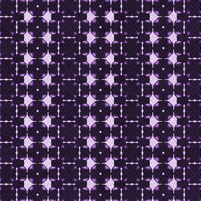 Round Patterned Deep Purple Rug, pat551pur