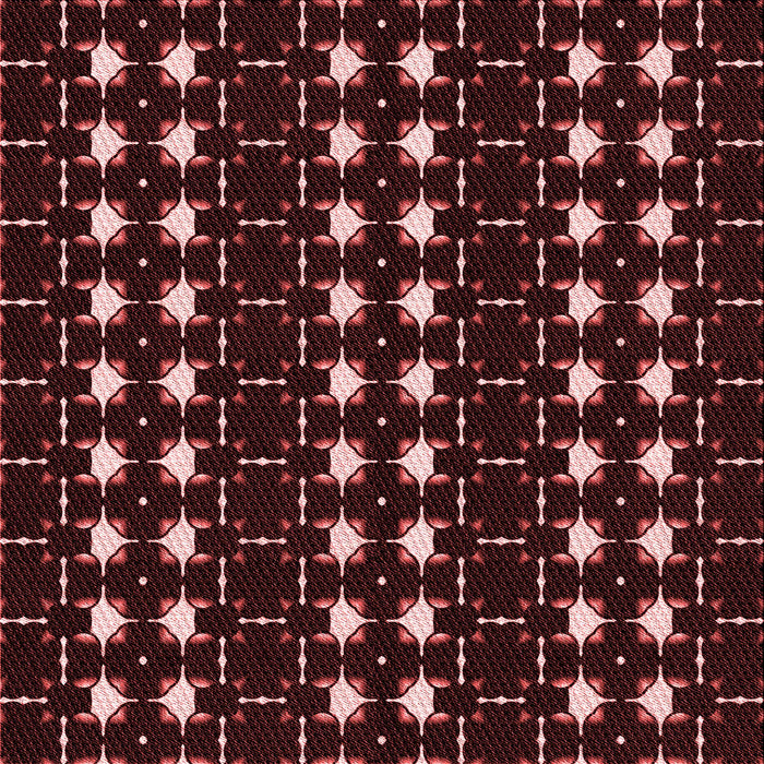 Round Patterned Chocolate Brown Rug, pat551rd