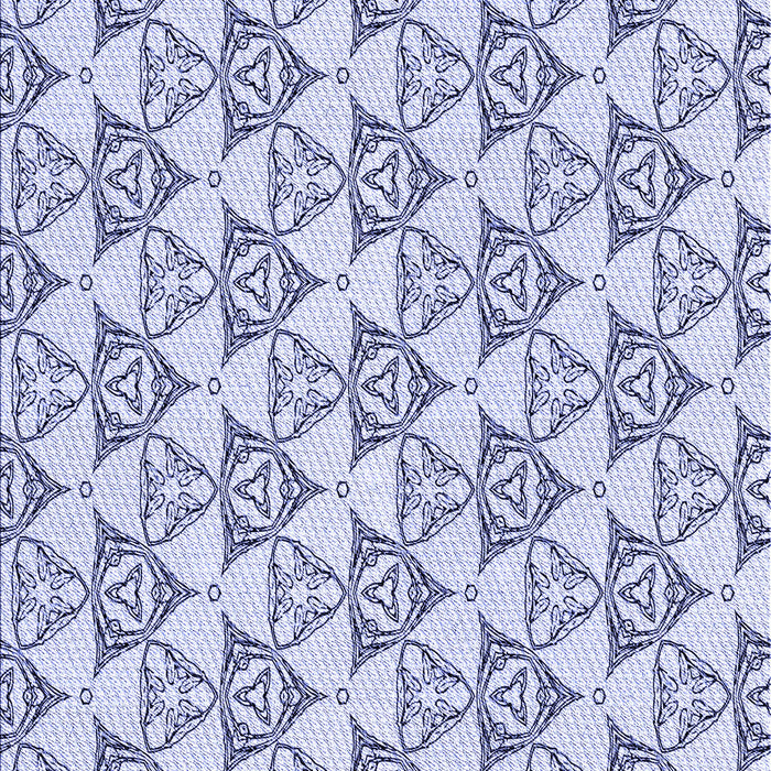 Patterned Lavender Blue Rug, pat552blu