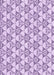 Machine Washable Transitional Purple Flower Purple Rug, wshpat552pur