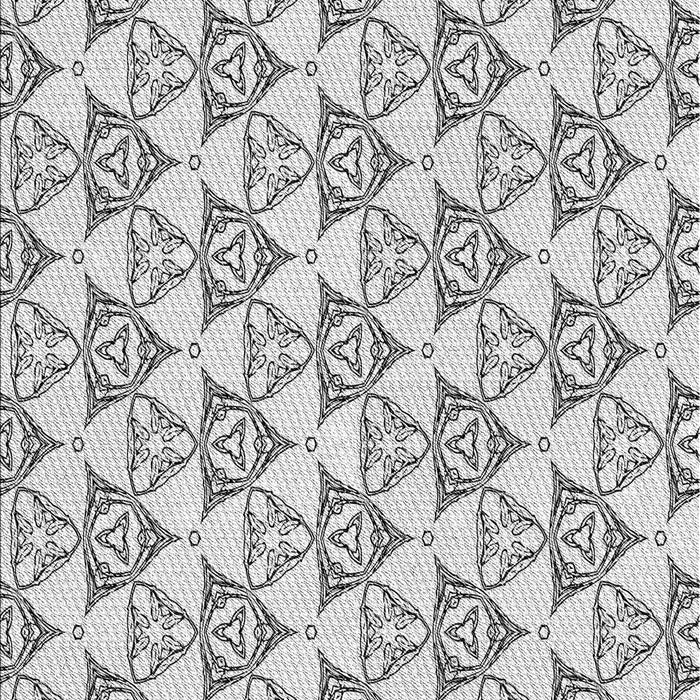 Patterned Gray Novelty Rug, pat552