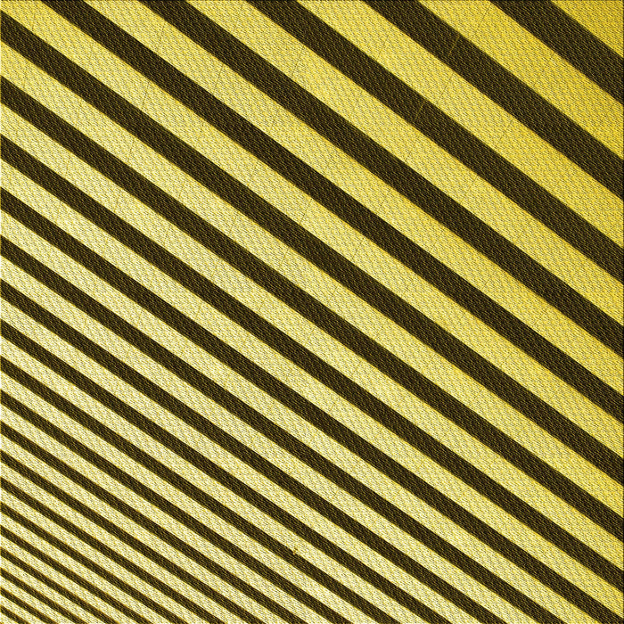 Round Machine Washable Transitional Bold Yellow Rug, wshpat553yw