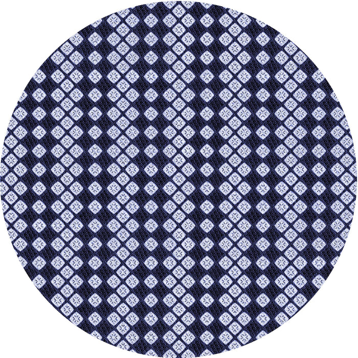 Square Machine Washable Transitional Midnight Blue Rug in a Living Room, wshpat554blu