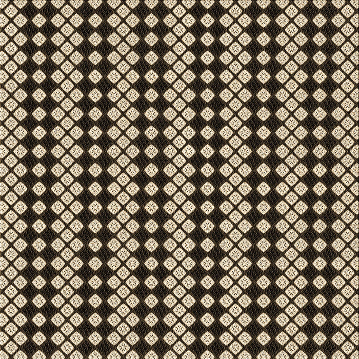 Round Patterned Midnight Gray Rug, pat554brn