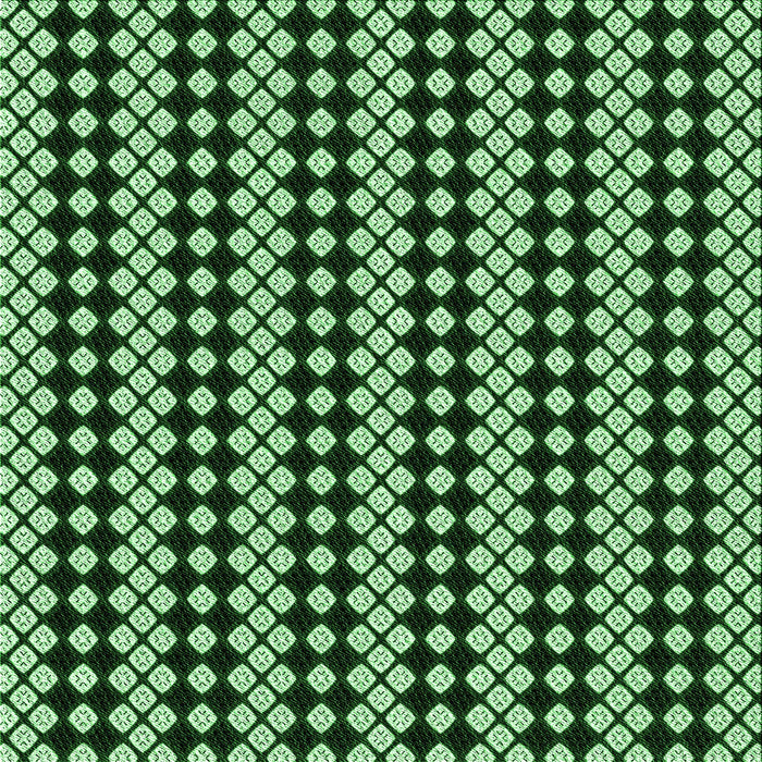 Round Patterned Pastel Green Rug, pat554grn