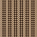 Round Patterned Brown Sugar Brown Rug, pat554org