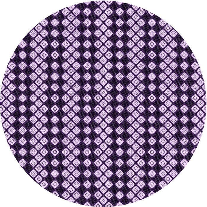 Square Machine Washable Transitional Dark Purple Rug in a Living Room, wshpat554pur