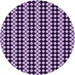 Square Machine Washable Transitional Dark Purple Rug in a Living Room, wshpat554pur