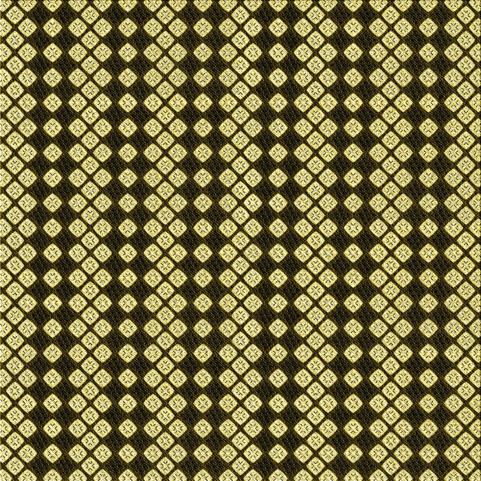 Round Patterned Black Brown Rug, pat554yw