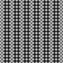 Square Patterned Silver Gray Novelty Rug, pat554