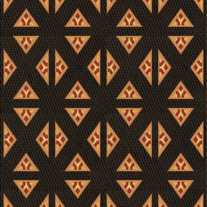 Patterned Saddle Brown Rug, pat555brn