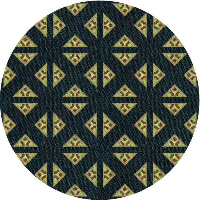Square Machine Washable Transitional Black Rug in a Living Room, wshpat555lblu