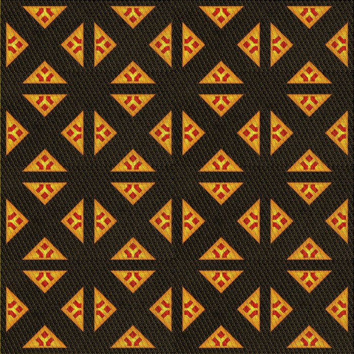 Round Machine Washable Transitional Black Brown Rug, wshpat555yw