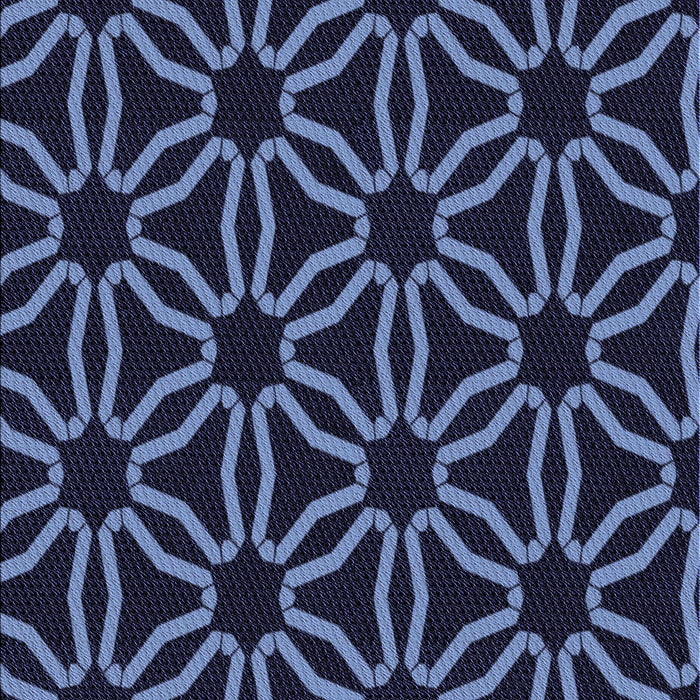Patterned Night Blue Rug, pat556blu