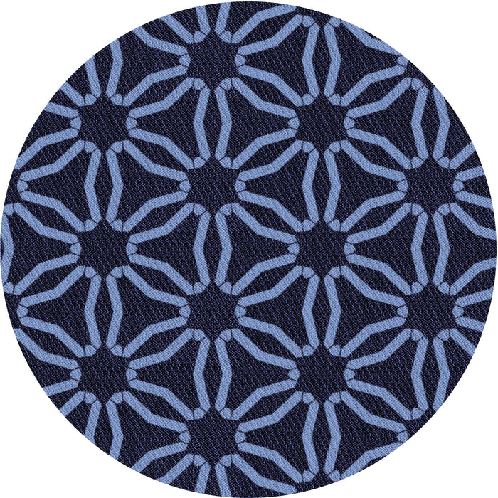 Square Machine Washable Transitional Night Blue Rug in a Living Room, wshpat556blu