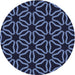 Square Machine Washable Transitional Night Blue Rug in a Living Room, wshpat556blu