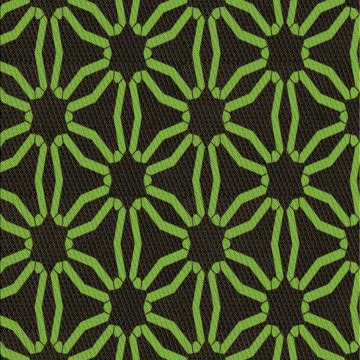 Patterned Green Rug, pat556brn