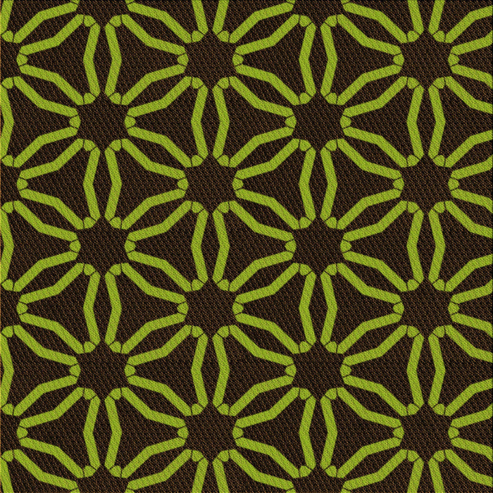 Round Machine Washable Transitional Dark Yellow Green Rug, wshpat556org