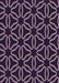 Patterned French Lilac Purple Rug, pat556pur