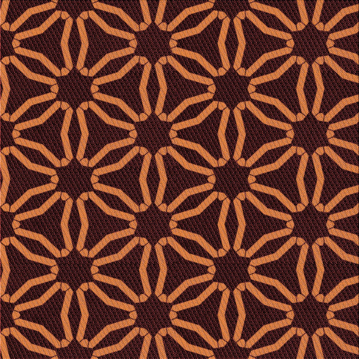 Round Machine Washable Transitional Chocolate Brown Rug, wshpat556rd