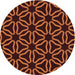 Square Machine Washable Transitional Chocolate Brown Rug in a Living Room, wshpat556rd