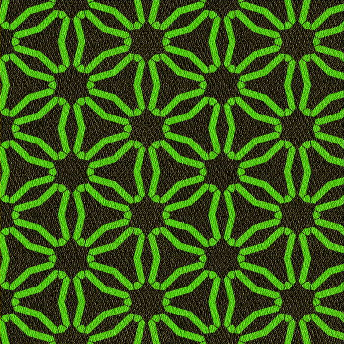 Round Patterned Midnight Gray Rug, pat556yw