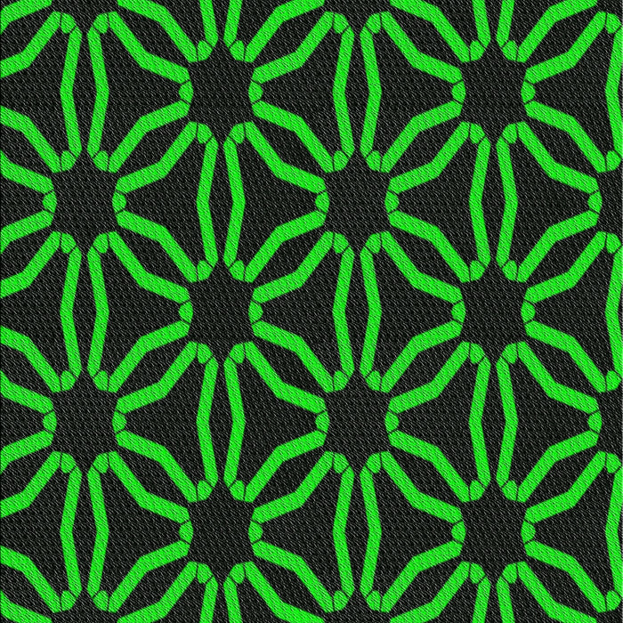 Patterned Black Novelty Rug, pat556