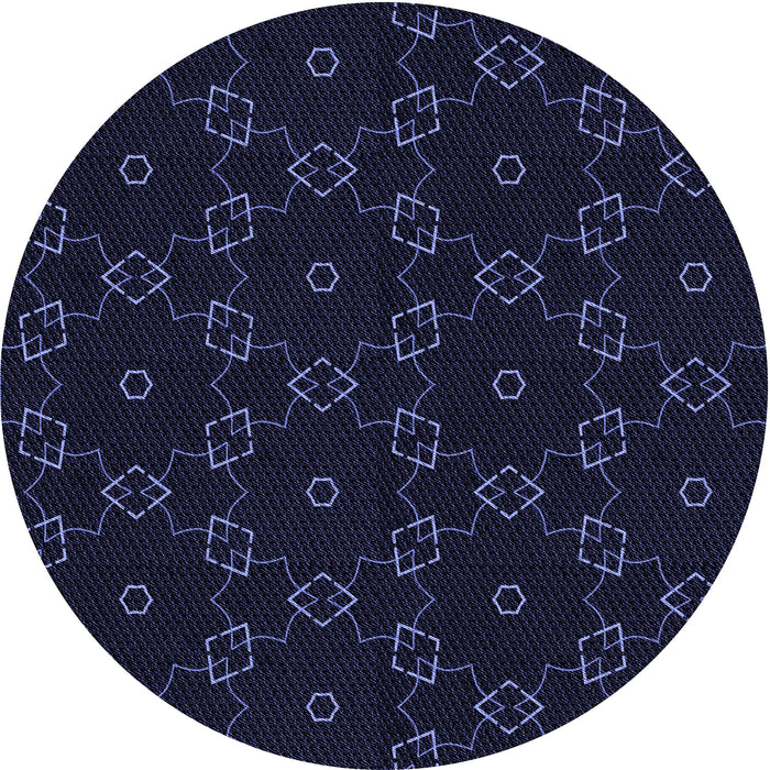 Square Machine Washable Transitional Black Rug in a Living Room, wshpat557blu