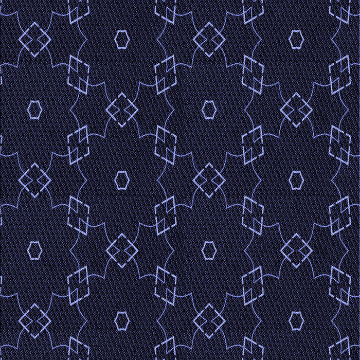 Patterned Black Rug, pat557blu