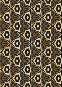 Machine Washable Transitional Peru Brown Rug, wshpat558brn