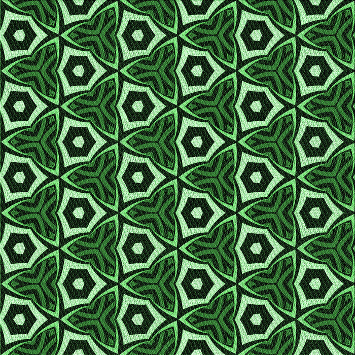 Round Machine Washable Transitional Dark Forest Green Rug, wshpat558grn