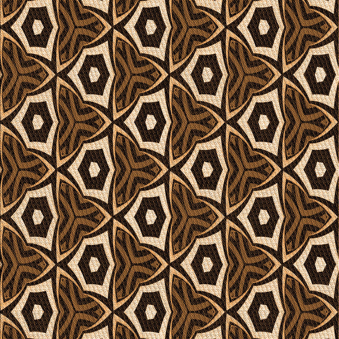 Patterned Peru Brown Rug, pat558org