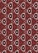 Machine Washable Transitional Red Rug, wshpat558rd