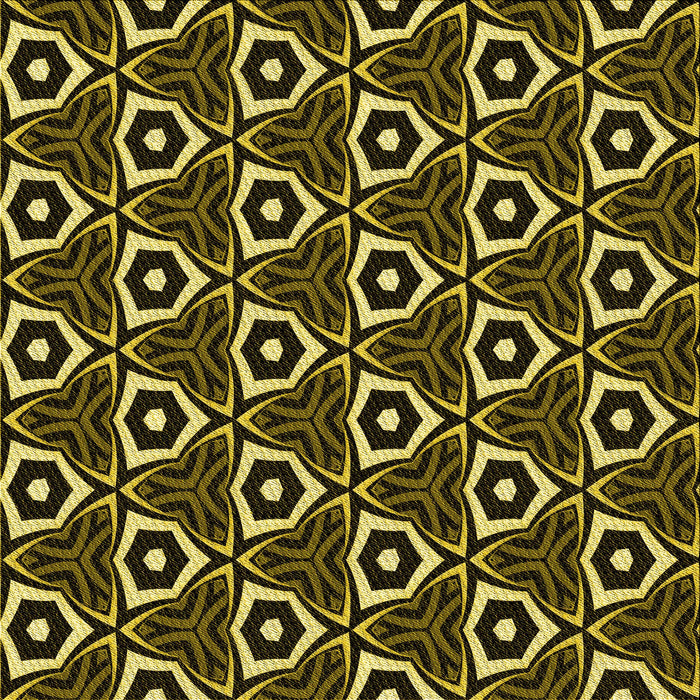 Round Patterned Midnight Gray Rug, pat558yw