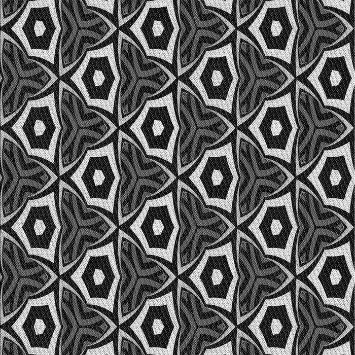 Patterned Dark Gray Novelty Rug, pat558