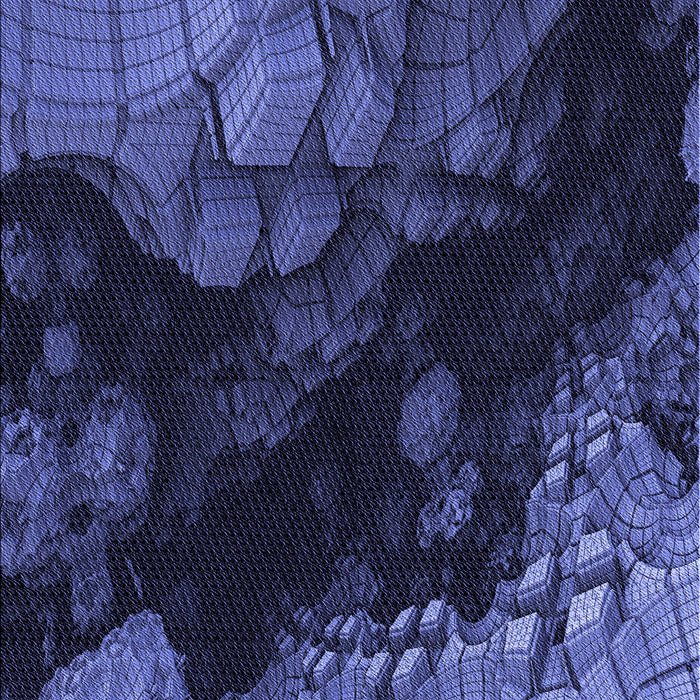 Patterned Midnight Blue Rug, pat559blu