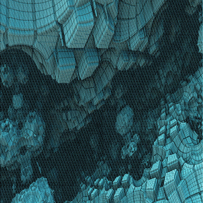 Machine Washable Transitional Deep Teal Green Rug, wshpat559lblu