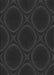 Patterned Midnight Gray Rug, pat56gry