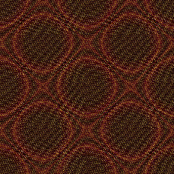 Round Patterned Red Brown Rug, pat56yw